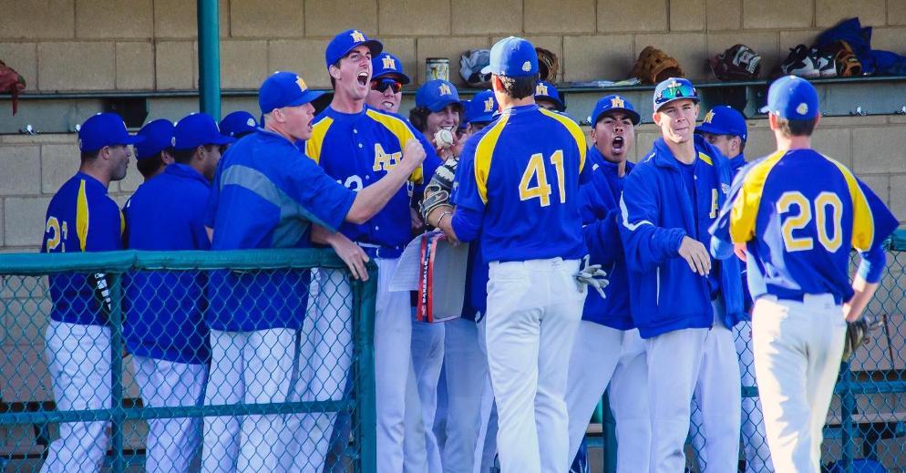 Hancock Baseball Topples Sequoias 11-1 Behind Dowell and 17-Hit Attack