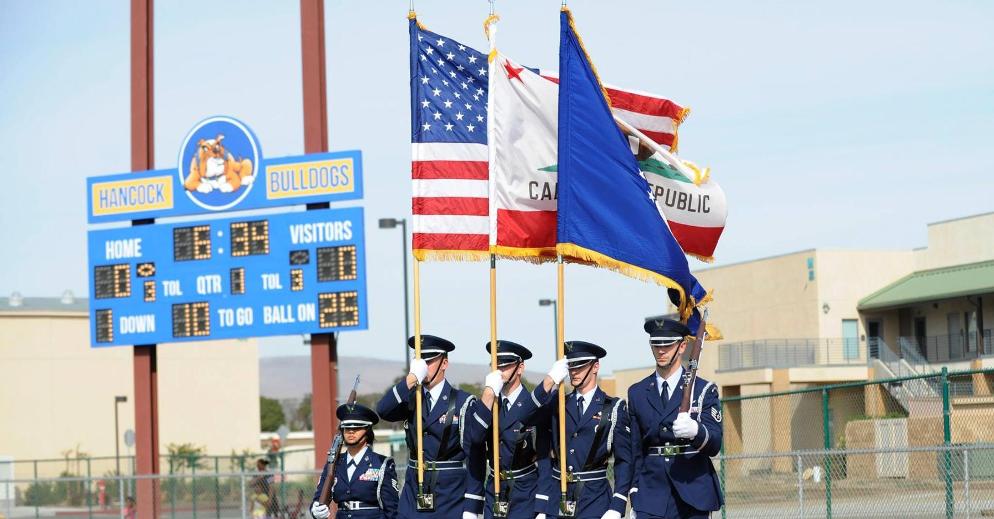 Hancock Football Hosts Military Appreciation Day This Saturday, Oct. 29