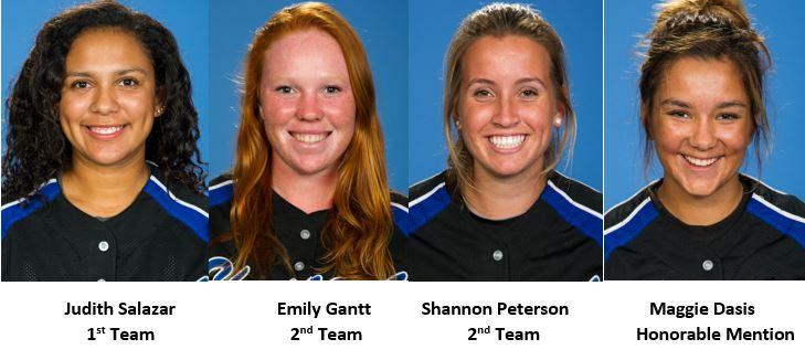 Four Hancock Softball Players Score All-Conference Honors