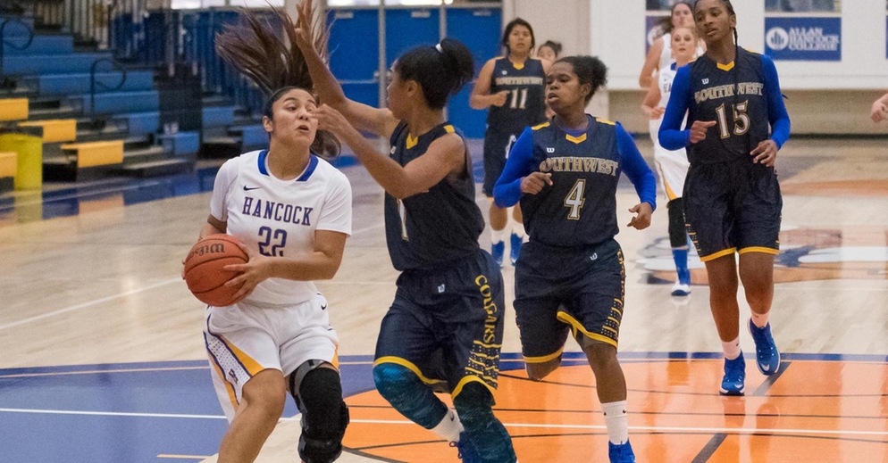 Ramirez and Rosa Lead Hancock Women to 53-44 Conference Win at Cuesta