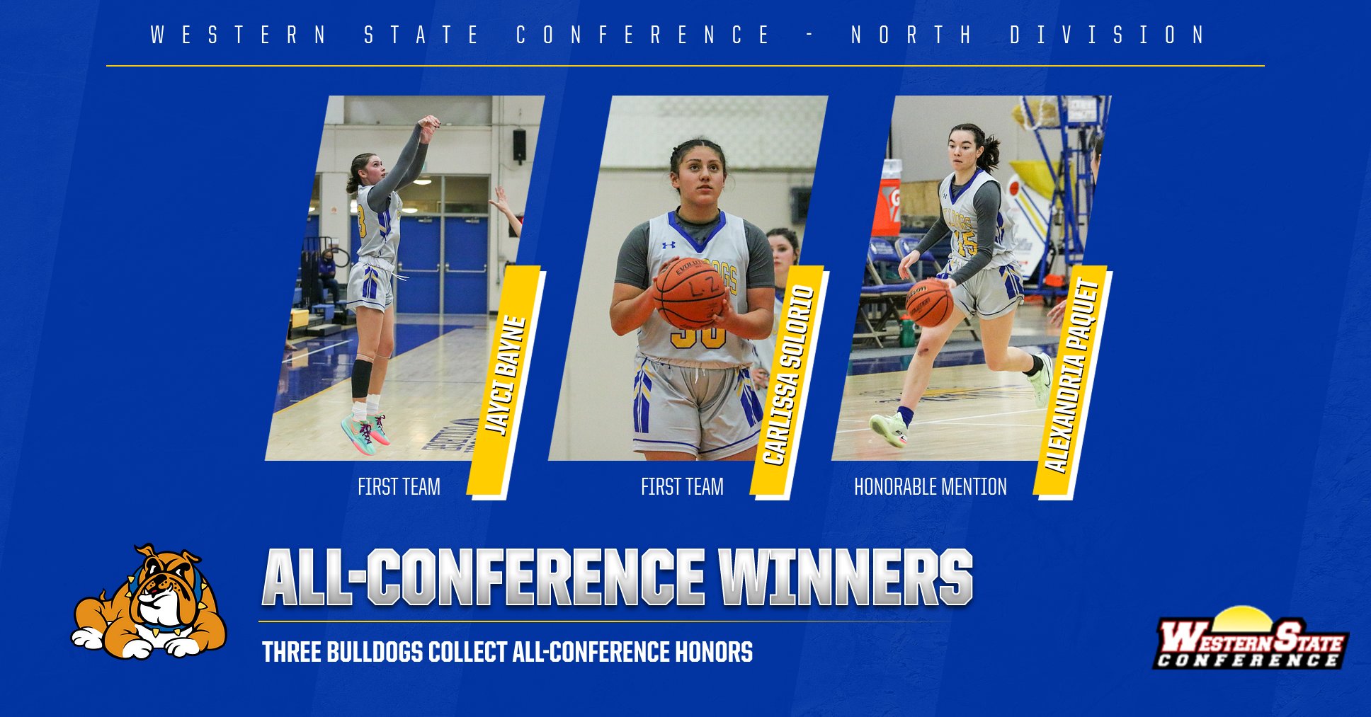 Three Bulldogs Picked for All-WSC Honors