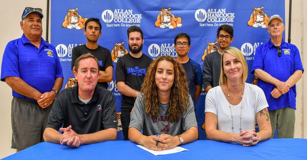 Hancock Track and Field Star Haleigh Batty Signs with Westmont