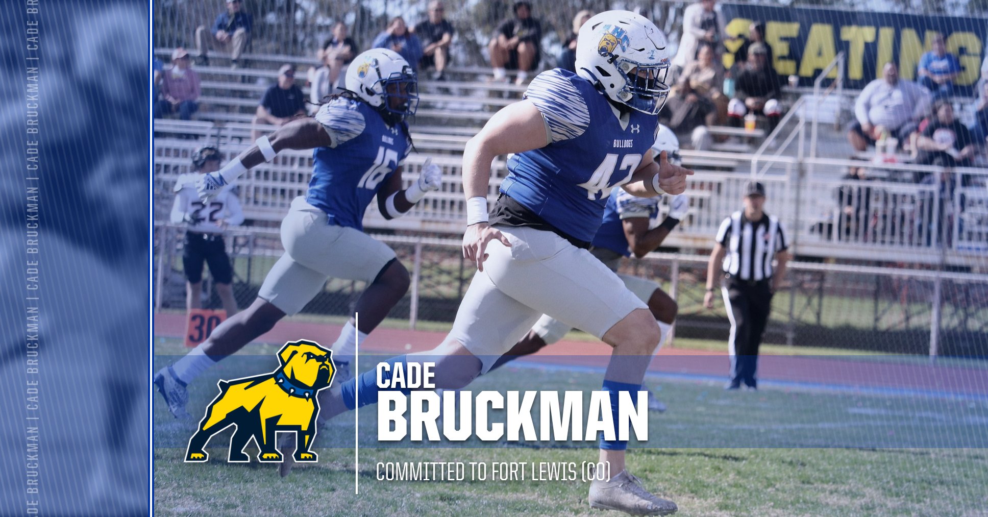 Football's Cade Bruckman Commits to Fort Lewis College