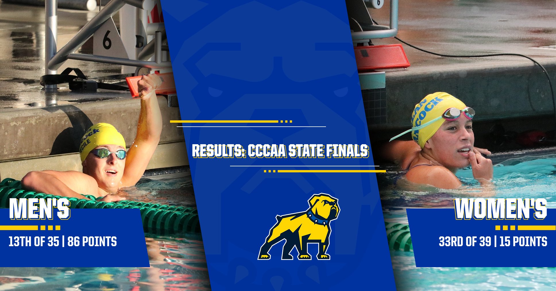 Swimming Ends Season with Success at CCCAA State Championship