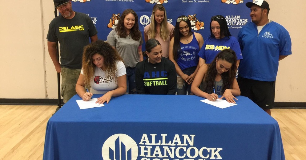 Double Play: Two Hancock Softball Stars, Killough and Fuggs, Sign Letters of Intent to Four-Year Universities