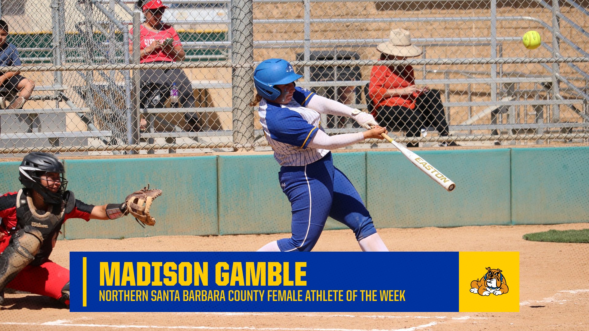 Gamble Named as Northern Santa Barbara County Female Athlete of the Week