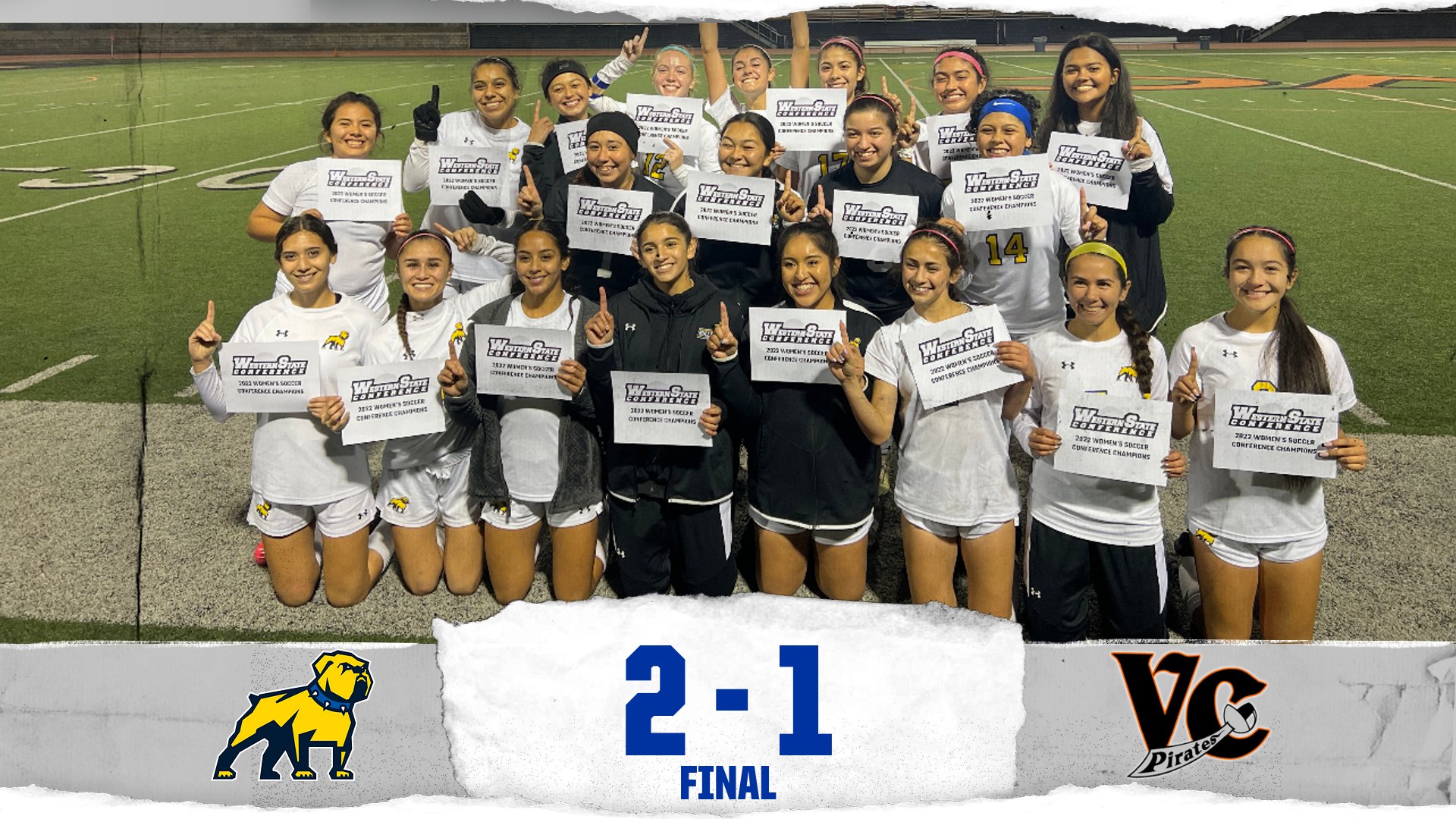 HISTORY MADE: Women's Soccer Claims First WSC Title in Program History with 2-1 Win at Ventura