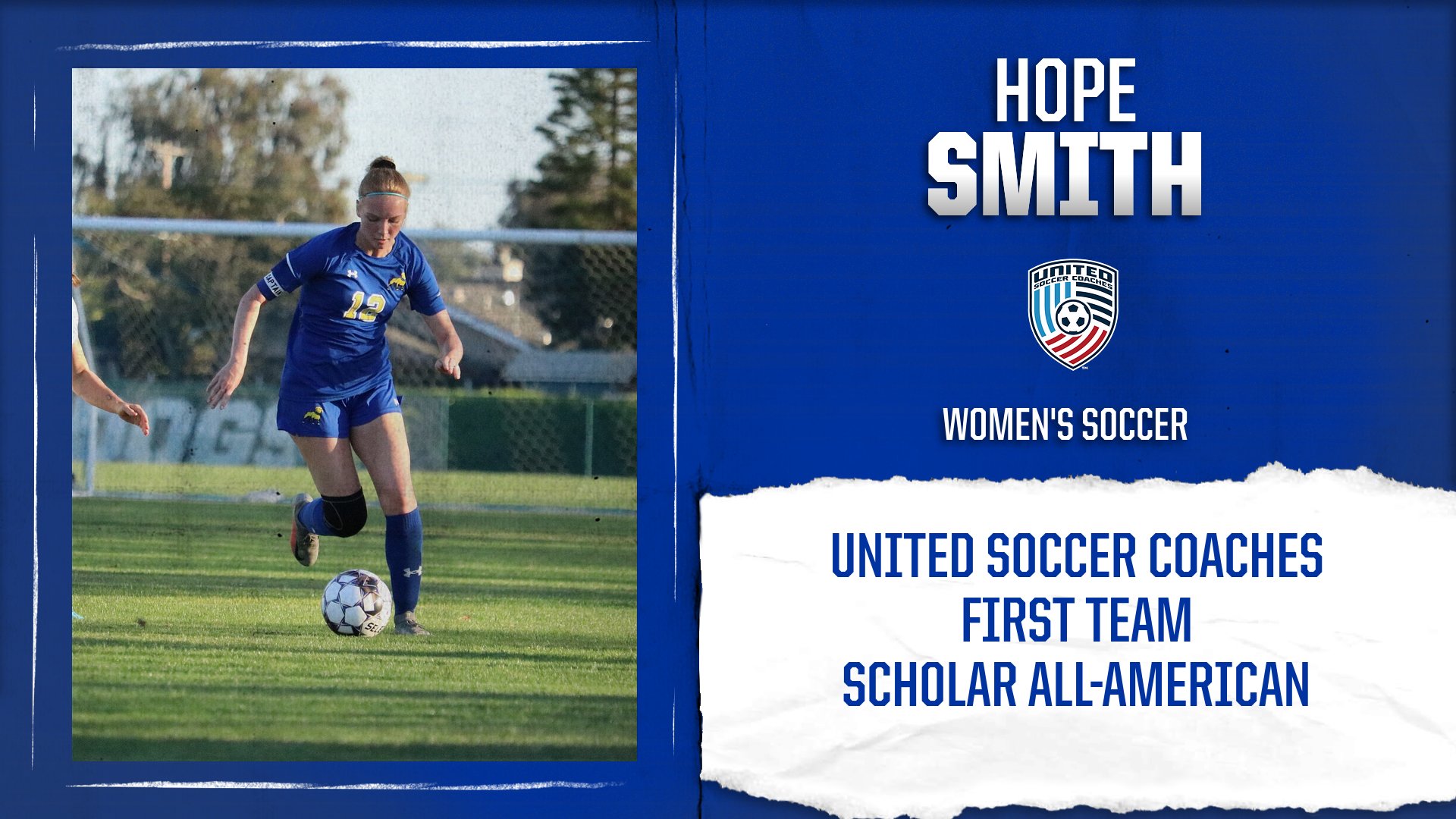 Hope Smith Named to Junior College Women’s Soccer Scholar All-America Team