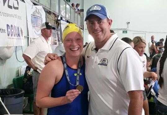 Bramble Finishes in Fourth in 100 Yard Breaststroke at CCCAA State Championships