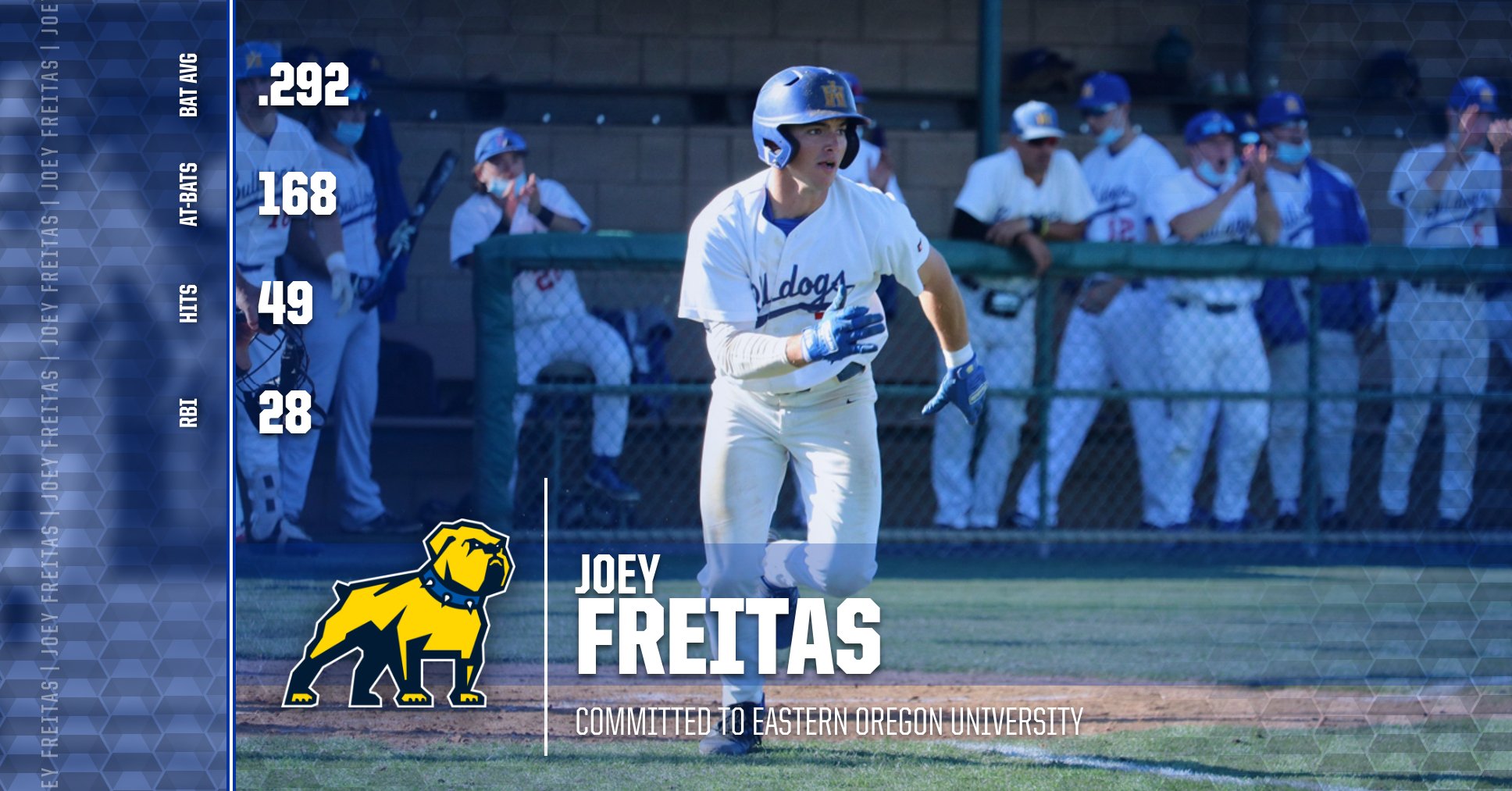 Baseball's Joey Freitas Committed to Eastern Oregon