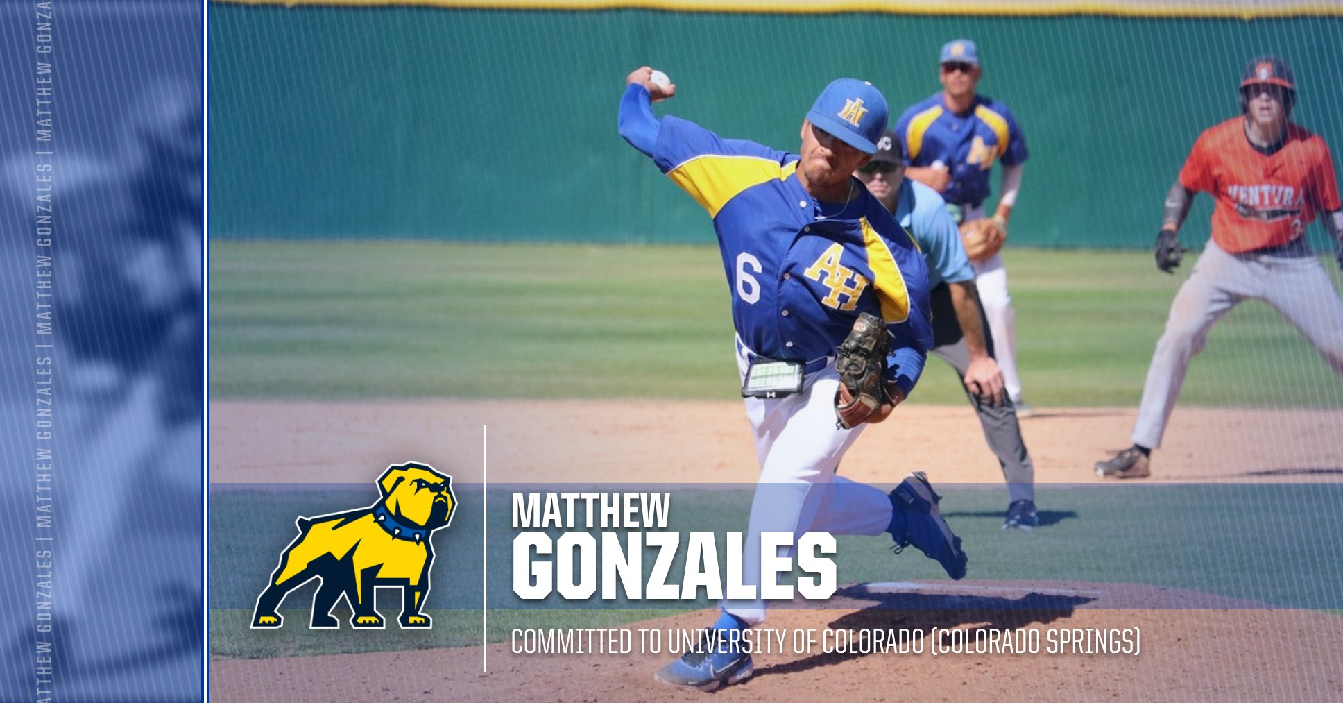 Baseball's Matthew Gonzales Commits to UCCS
