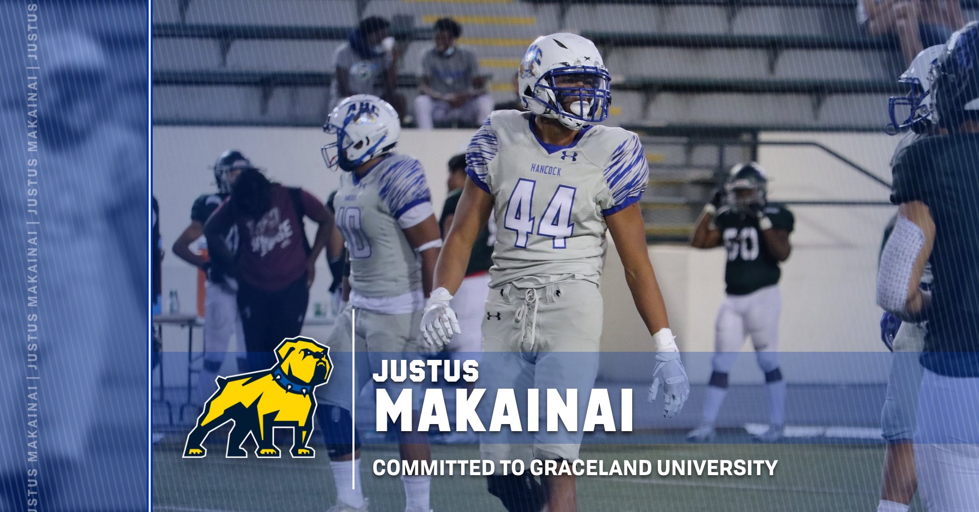 Football's Justus Makainai Commits to Graceland University