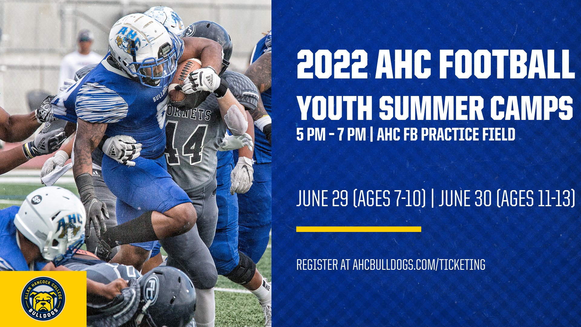 Football Announces Youth Summer Camp Dates