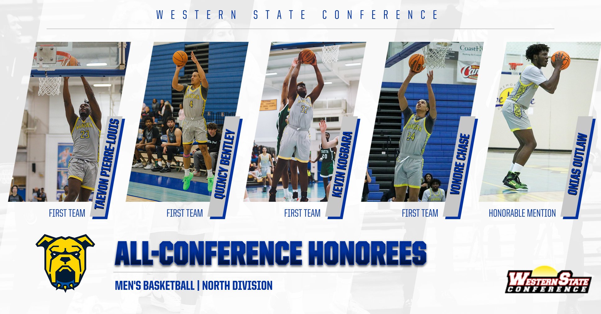 Men's Basketball: Five Bulldogs Named to All-Conference List