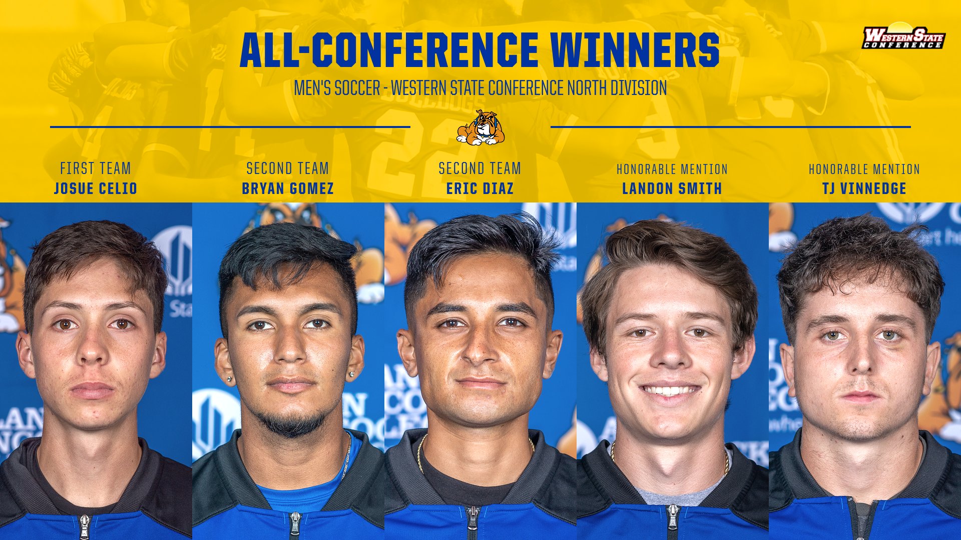 Five Bulldogs Named to All-Conference Team