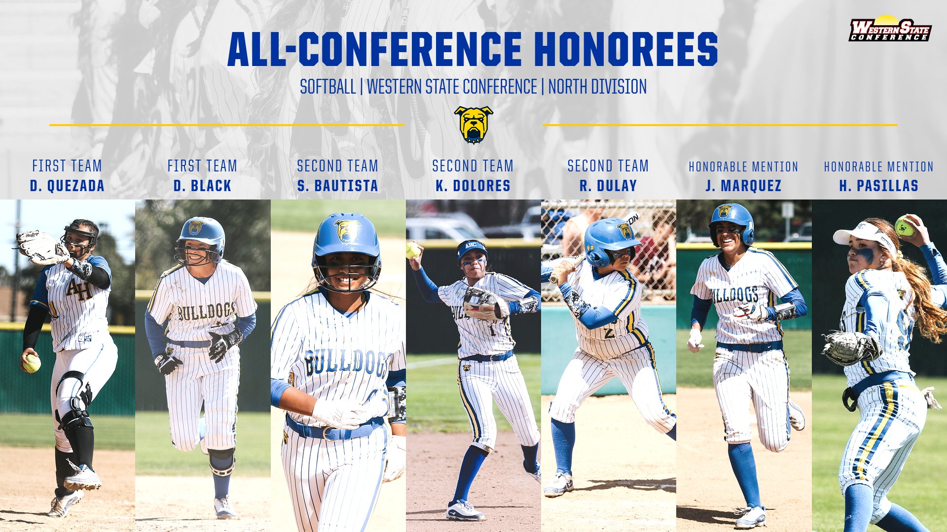 Seven Land on All-Conference List for Softball